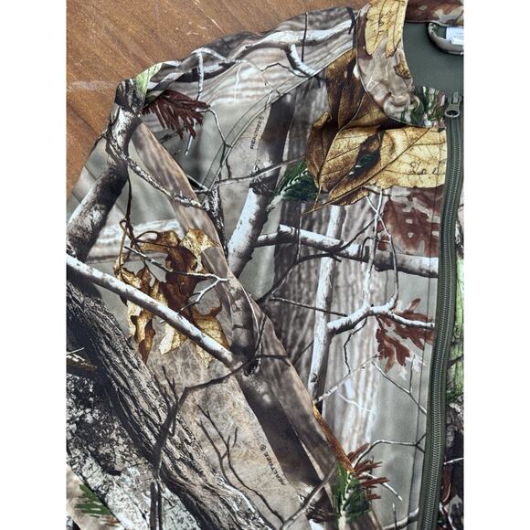 Scentlok Savanna Camo Hunting Full Zip Jacket Size Large Realtree 100 Polyester - Picture 2 of 5